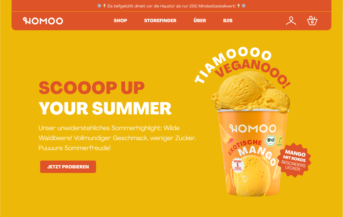 Shopify Redesign - Nomoo